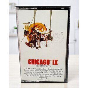 Chicago IX Greatest Hits Compilation Cassette Tape 70s Classic Rock